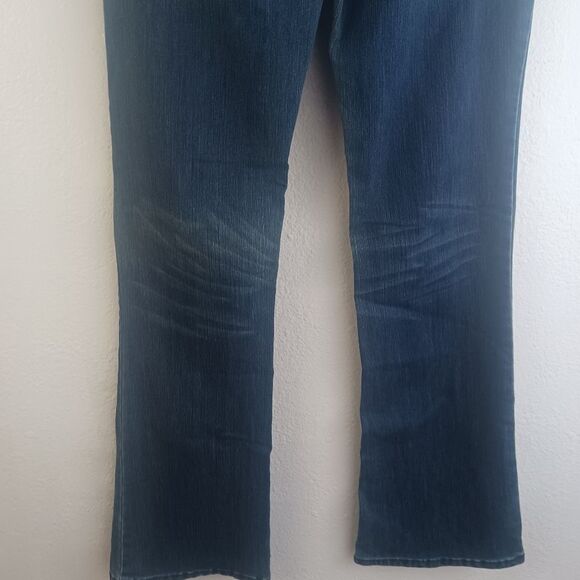 YMI blue flare leg jeans size 7 - Picture 2 of 10